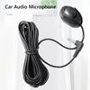 Car Audio Microphone Mini Wired External Microphone 3.5mm Clip Jack Plug Mic Stereo For Auto DVD Radio 3m Long Professionals