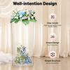 Clear Acrylic Display Stand 3kg Load-Bearing,Modern Cube Showcase for Home Wedding Decor,Flowers Ornaments Collectibles Display