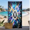 Chelsea FC Printed Beach Towel Quick Dry Soft TowelPortable Large Rectangular Beach Blanket for Travel Swimming Pool