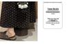 Mid-Length Polka Dot Maternity Skirt - Autumn/Winter 2025 Japanese Retro Style