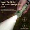 New Outdoor Camping Light with Multiple Light Sources, Portable Keychain Hook, Mini Flashlight, Atmosphere Camping Light