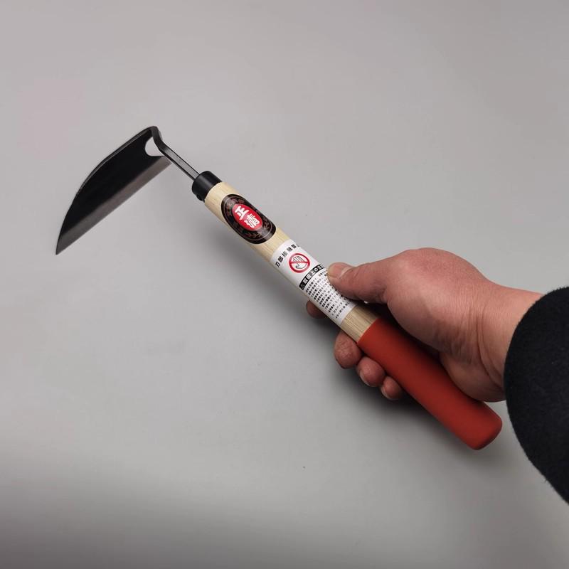 Zhengqing Bent Handle Composite Steel Lawn Hoe - Short Handle Farm & Garden Tool