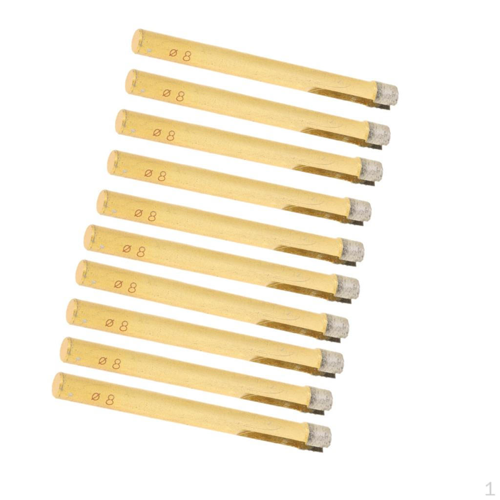 

10 Pieces 8mm Diamond Tile Glass Slate Porcelain Marble