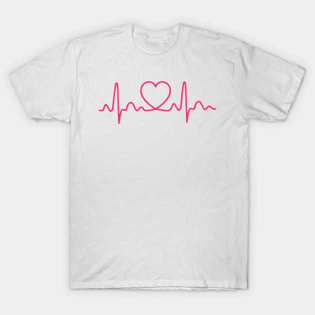For Women Heartbeat Doctor Nurse Medical Tshirt T Shirt  90S Korean Style Tee 100% Cotton Picture Custom Round Collar