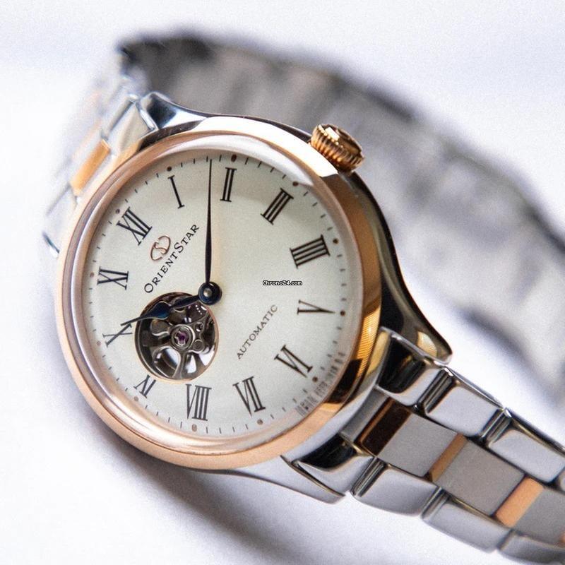 Orient Mechanische Weiße Damenuhr RE-ND0001S00B