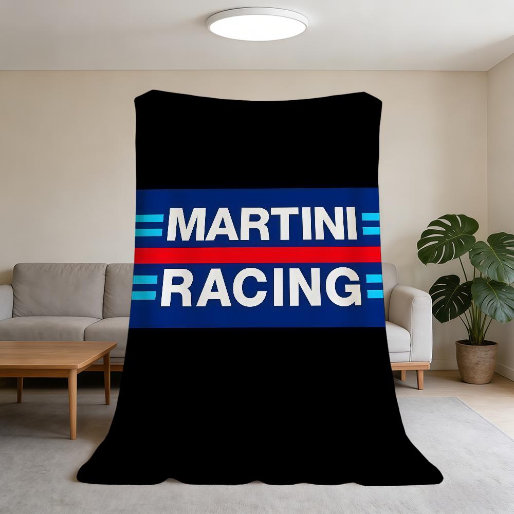 Decke Super Logo R-Racing-ES M-Martini Warm Bequem Plüsch Überwurf Coole Decke Kind Zuhause Sofa Schlafzimmer Geschenk