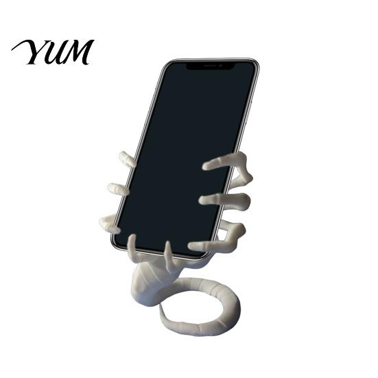 Non Slip Phone Mount for Desk Alien Facehugger Stand, Unique 3D Printed Cell Holder, Compact Smartphone Stand Home Sturdy PLA Decorative Office