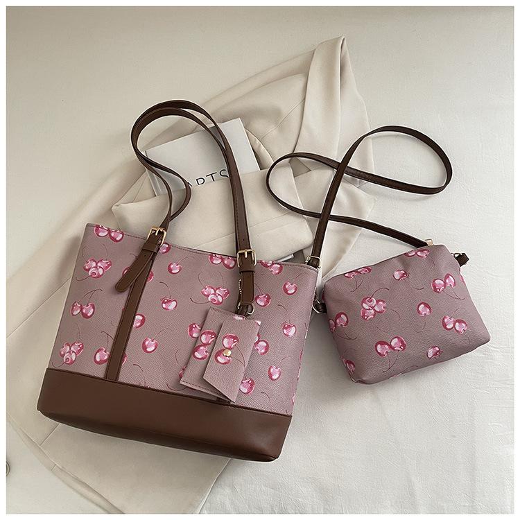 New Trendy Simple Shoulder Bag Women Fashionable and Versatile Crossbody Bag High Quality Classic Print Mother Daughter Bag