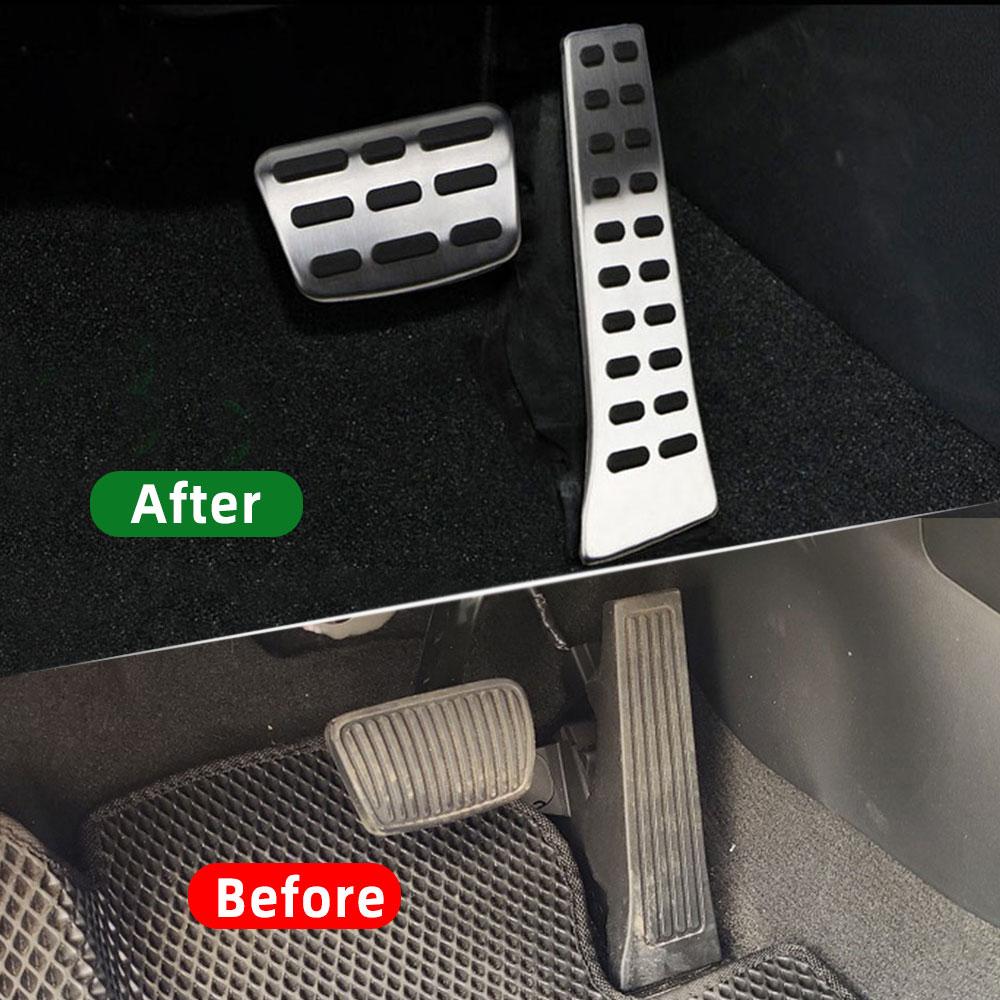 For Hyundai Sonata 2012 Accessories YF i45 2010-2014 Car Foot Pedals Stainless Steel Accelerator Gas Brake Non-slip Pedal Cover