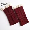 Calf Covers for Winter Socks Trim Knitted Pair Lace Boots 1 Thick Keep Warm Over-the-Knee