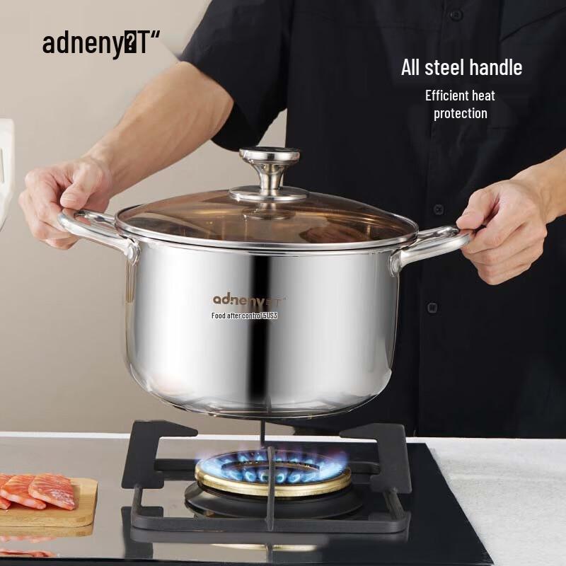 Adneny Stainless Steel Health Soup Pot