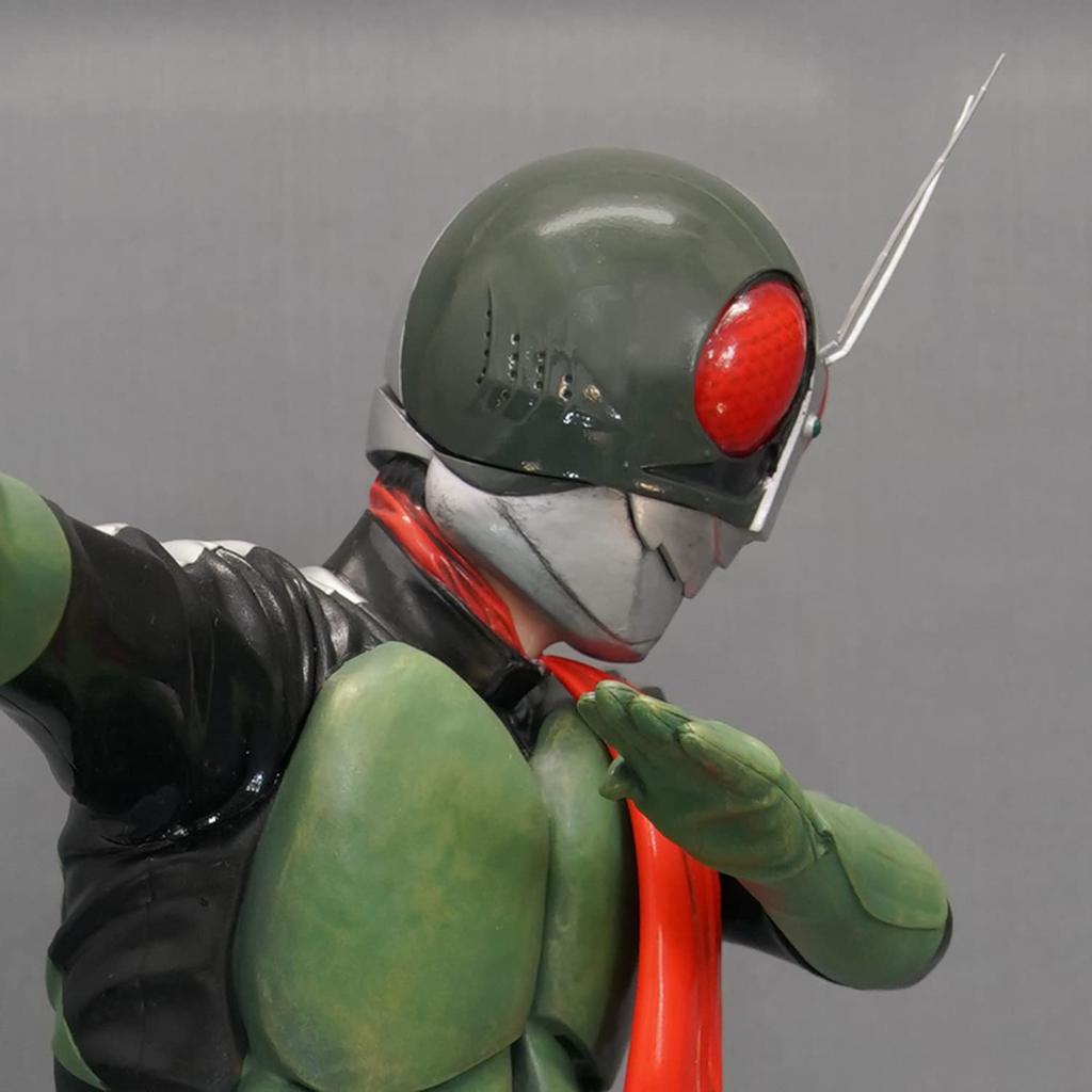 Kamen Rider 2 Mega Kit Vinil Moale Reeditare Aproximativ 40cm Asamblare Moale Verde Nu. Ediție, Scara 1/4, Înalt, Vinil, Neterminat, Kit,