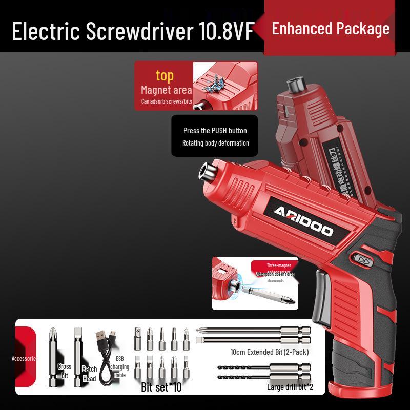 Rechargeable Mini Electric Screwdriver Drill Tool