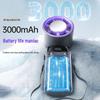 2026 Multi-Functional Foldable Handheld & Neck Ice-Pack Fan with Digital Display