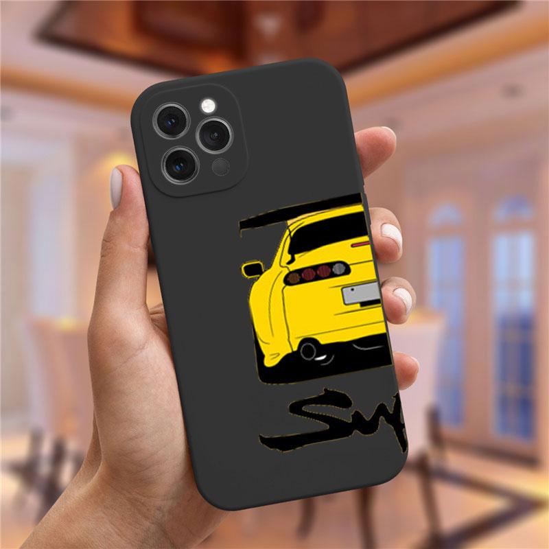 JDM Tokyo Drift Sports Car Paired Couple Phone Case For iPhone 17 16 15 14 13 12 11 Pro Max Mini 7 8 Plus SE Air Cover Fundas