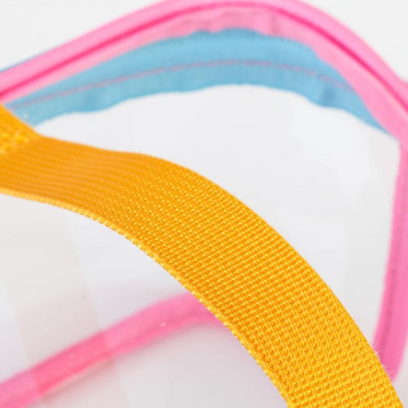 Blancblack Color Pop Vivid Square Transparent Multi Use Water Play Pouch