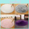 Rug Machine Fur Washable Circular Bedroom Living Room Decor Simplicity
