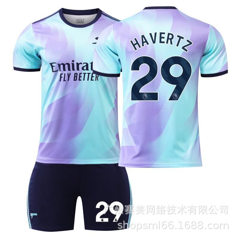 2425 Arsenal Duo 7 Saca Jerseys 9 Jesus 11 Martinelli 41 Rice No. 18 Football Uniform Set