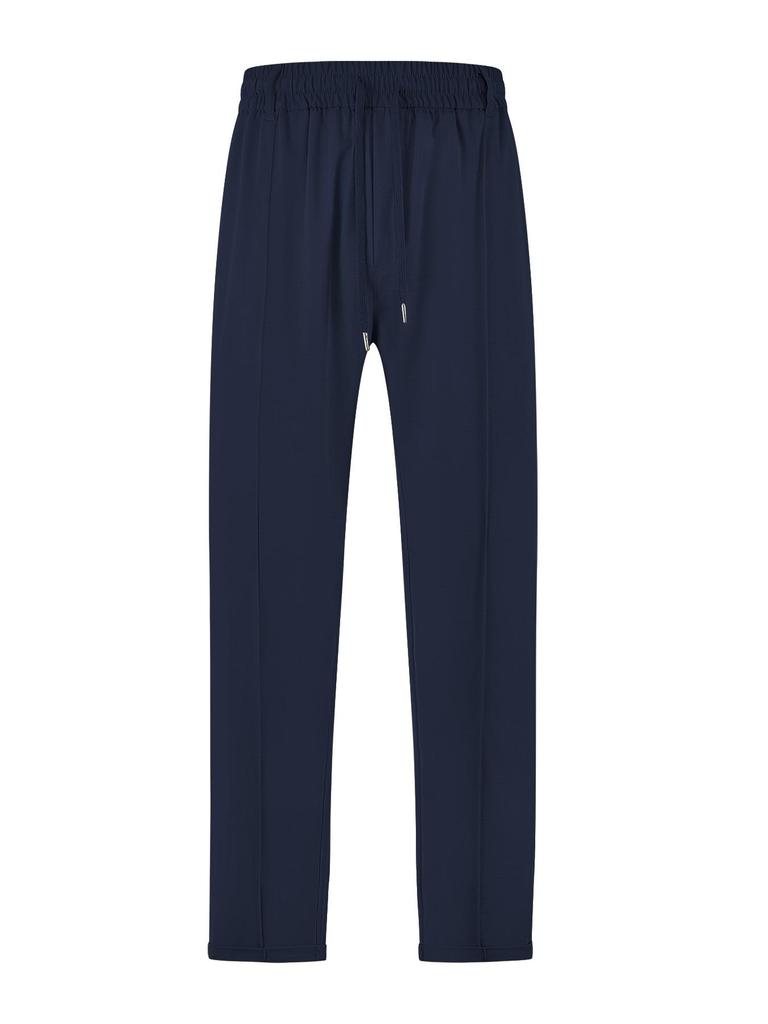 European and American Men's Clothing Summer Loose Breathable High Waist Tether Imitation Cotton Twill Shuttle Woven Men's Trousers Casual Pants