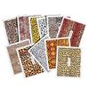 19Pcs Charming Leopard Nail Art Water Transfer Decals Sticker Foil Wrap Tips DIY