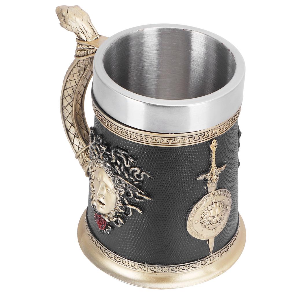 Water Cup Innovative Stainless Steel Beer Whiskey Mug for Home Office Halloween Party