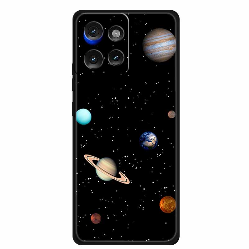 For Motorola Moto Edge 50 5G Case Fashion The Planet Soft Silicone TPU Phone Cases Back Cover XT2407-1 Scenery Protective Coque