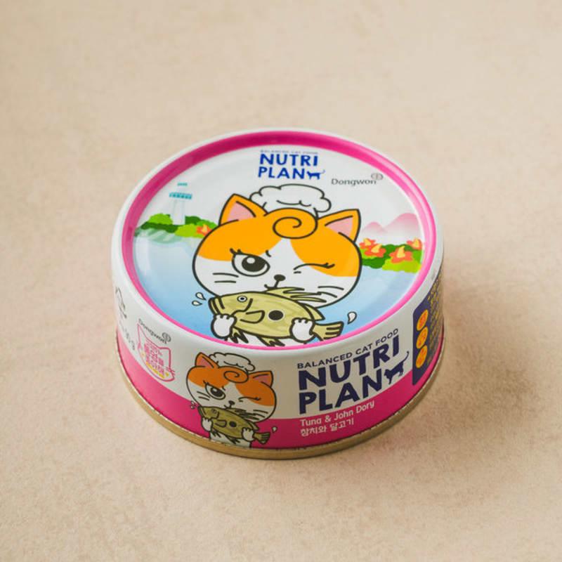 [Pet] Dongwon Nutri Plan Tongyeong Tuna & Dalgogi 90 G