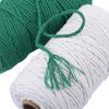 3mm Single-Color Cotton Rope for DIY Weaving - 2mm Thick Tapestry and Binding Thread
