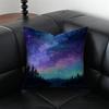 G-Galaxy Starry Sky Pillow Dreamy Decor Cushion Cushion Cover Pillow Case Anti-Dustmite Invisible Zipper Silky Plush Cushion