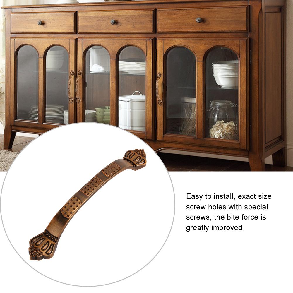 Einfacher Vintage Tür Drück- und Ziehgriff Schrank Schublade Schrank Bogenknopf