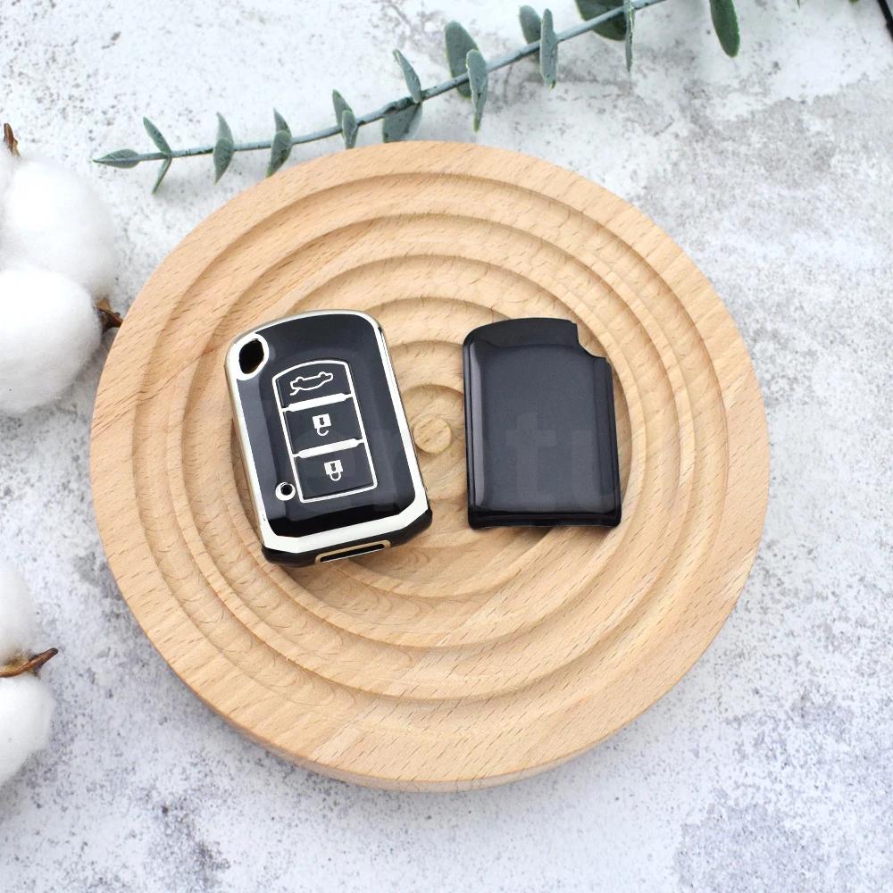 

For Mitsubishi Eclipse Cross Asx Lancer Ex Galant Outlander Pajero 2/3 Buttons Shell Fob Holder Tpu Car Key Cover Case Keyless