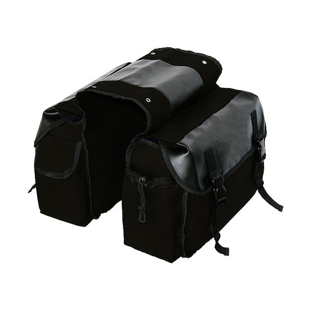 Bicycles Double Panniers Bag Cycling Luggage Storage Bag Canvas Cycling Bag for Cycling and Commuting Needs