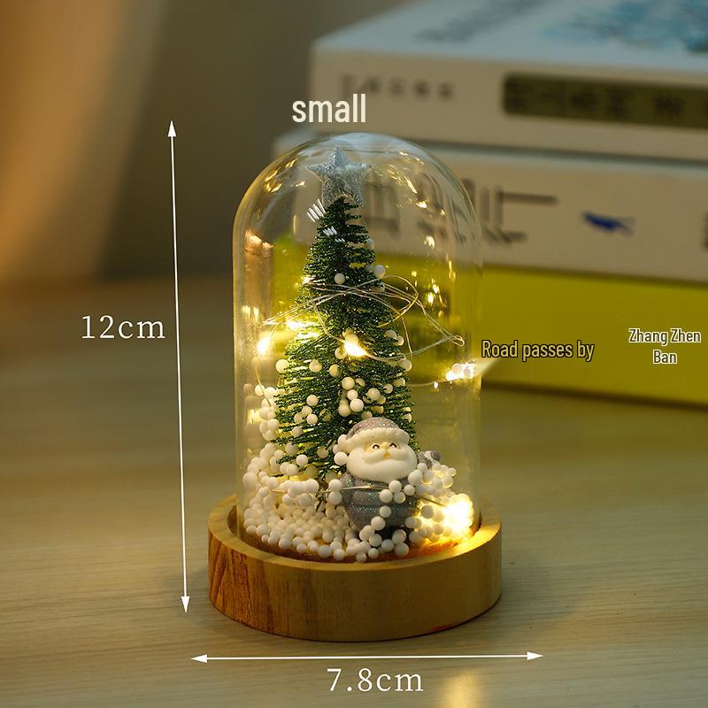LED Weihnachtsmann Weihnachtsbaum Glas Lampenschirm Geschenk