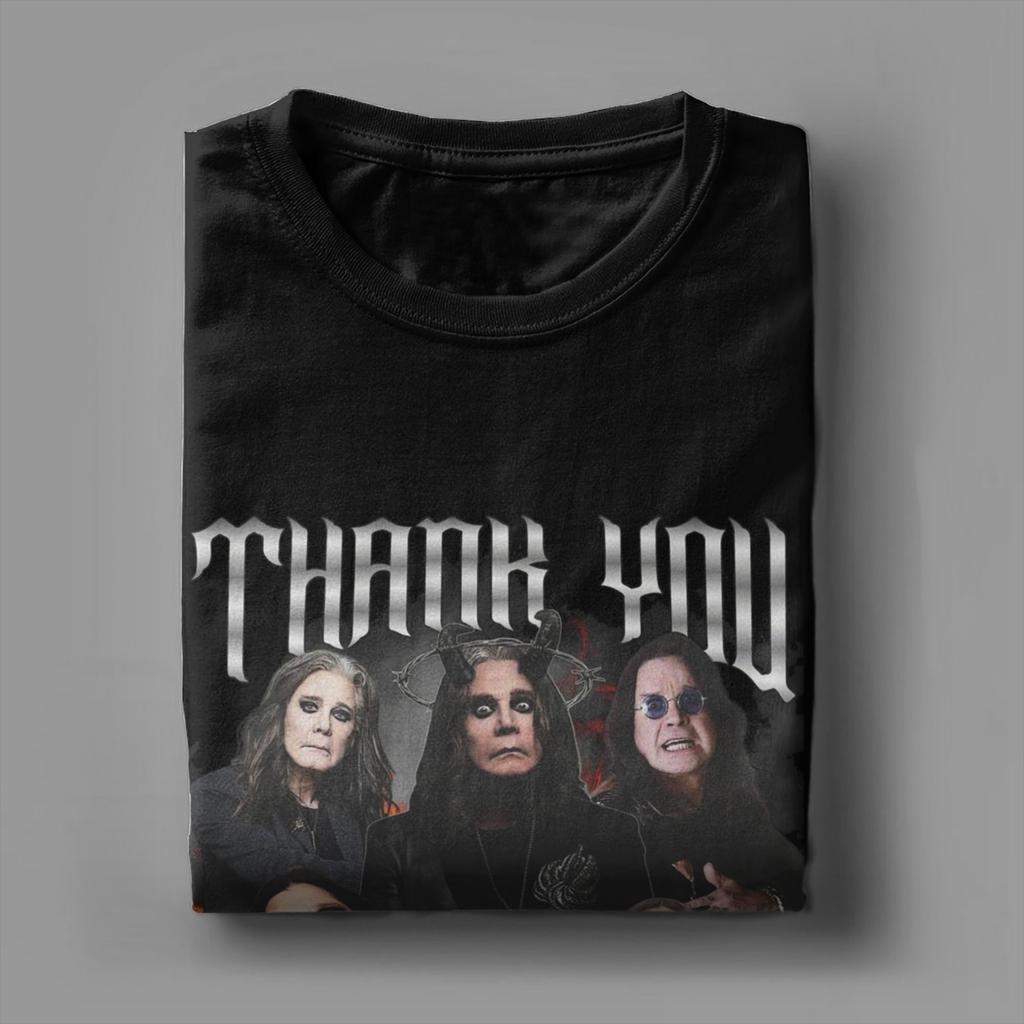 Pánské tričko Ozzy Osbourne Ležérní 100% bavlněné tričko s kulatým výstřihem a krátkým rukávem Klasické oblečení