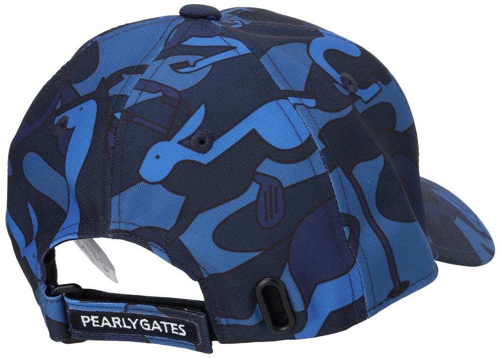 [PEARLY GATES] Unisex Cap (POP Horse Pattern, Size Adjustable)  Golf Hat  053-4287903 121Navy FR