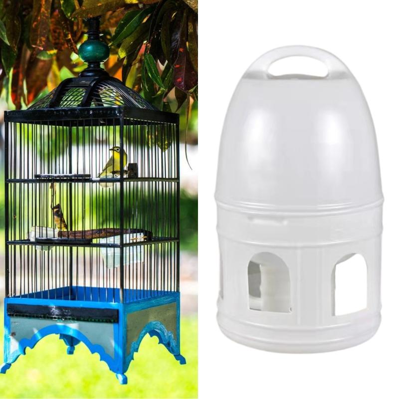 10L Large Bird Water Dispenser Waterer for Parakeets Doves and Pigeons with Easy Monitoring and Strong Construction