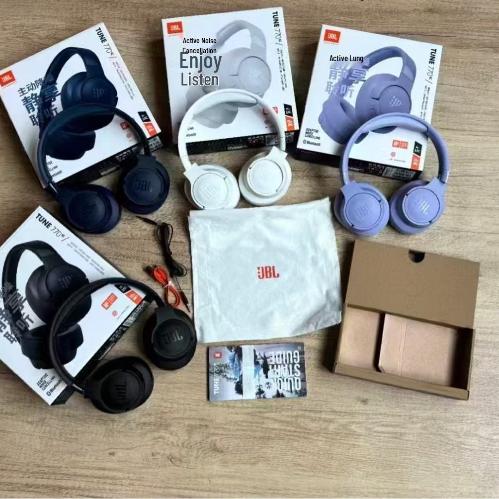 JBL Tune770NC Over-Ear Bluetooth-Kopfhörer mit Geräuschunterdrückung und persönlichem Code
