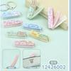 Creative Simple Solid Color Folding Mini Portable Hair Comb For Students