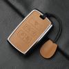 Metal and Leather Car Key Case Cover For Land Rover Range Rover Discovery Evoque Sport Velar Key Protection Shell Accessories