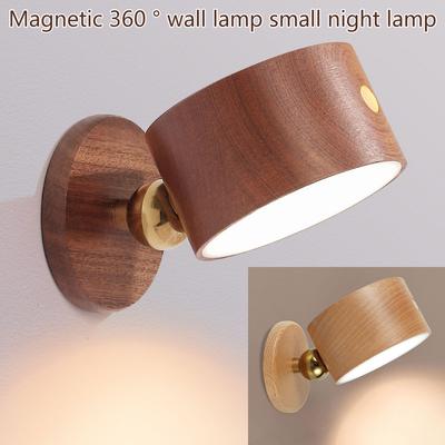 Moderní nástěnné svítidlo LED nástěnné svítidlo se 3 úrovněmi jasu Stmívatelné dotykové ovládání 1500mAh USB dobíjecí baterie otočné o 360°