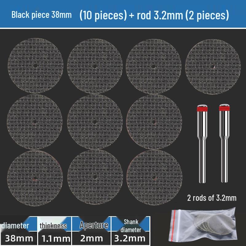 Small Resin Cutting Disc for Metal - Double Mesh Saw Blade & Mini Grinding Wheel