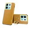 360°Rotating Metal Ring Car Holder Leather Shockproof Phone Case For Xiaomi 11T 12T Pro Redmi Note 13 13C 12 S 12C 11 10 9 8 Pro
