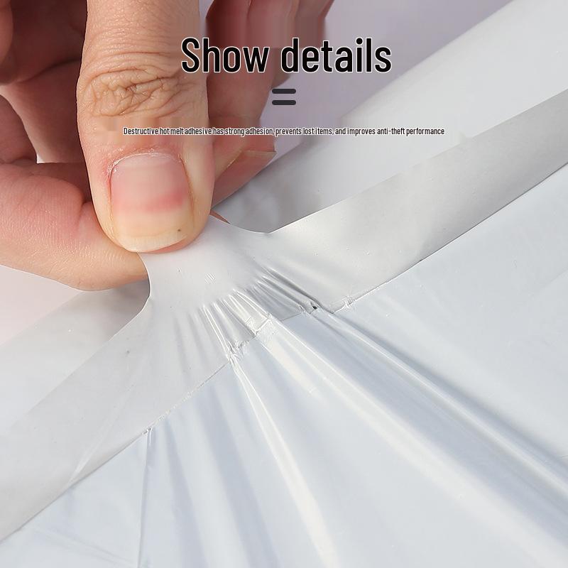 White Waterproof Self-Sealing E-commerce Shipping Bag