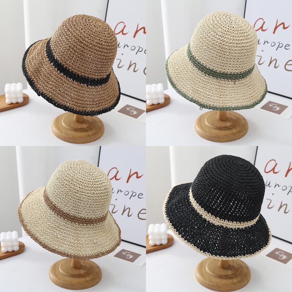 Summer Straw Hat For Women With Wide Brim Sun Protection And Breathable Natural Style
