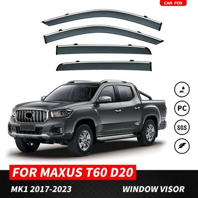 Maxus T60 D20 Pickup Window Visor: Rain & Sun Shield