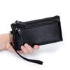 Women's Large Capacity Cowhide Clutch Wallet with Phone Storage