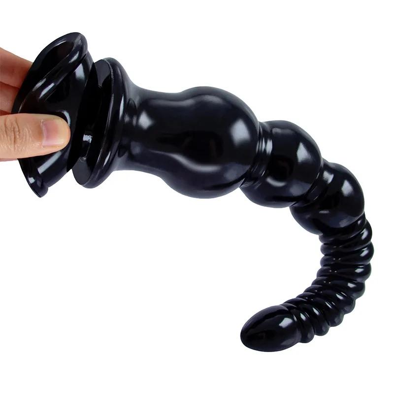 Obrovský simulačný dildo Sexshop Mäkký penis so silnou prísavkou Nástroj na ženskú masturbáciu Zadok Zátka Prostata Masážny stimulátor