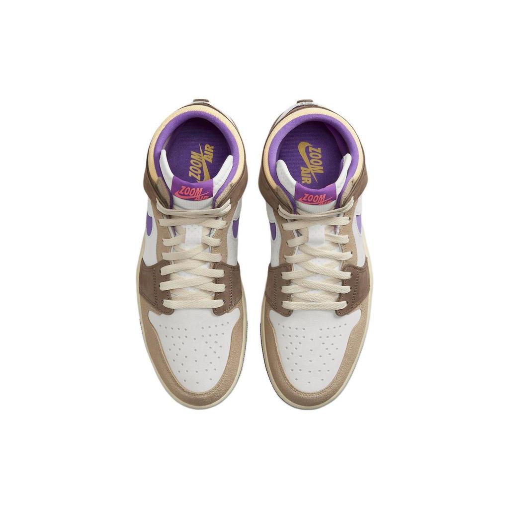 Air Jordan 1 High Zoom Comfort 2 Palomino Men Sneakers Brown Wild-Berry Desert DV1307-205