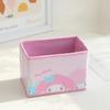 Hello Kitty Kuromi Cinnamoroll My Melody Pattern Foldable Desktop Storage Box For Makeup And Office Supplies