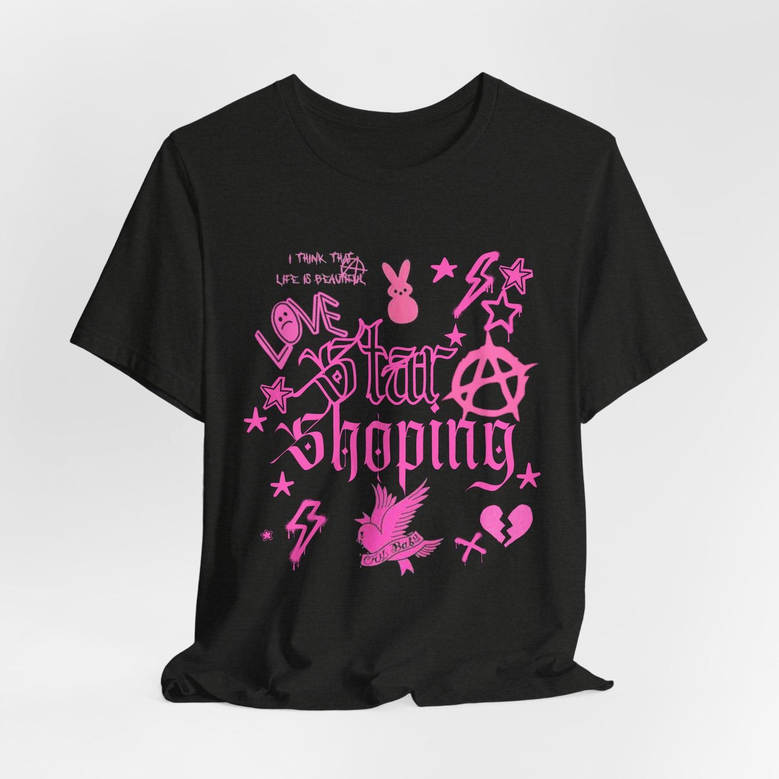 Lil Peep inspired Tee , Cry baby | Unisex T-Shirt XL
